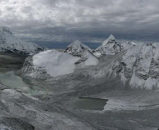 Great Himalaya Trail Amphu Labsta Pass view South