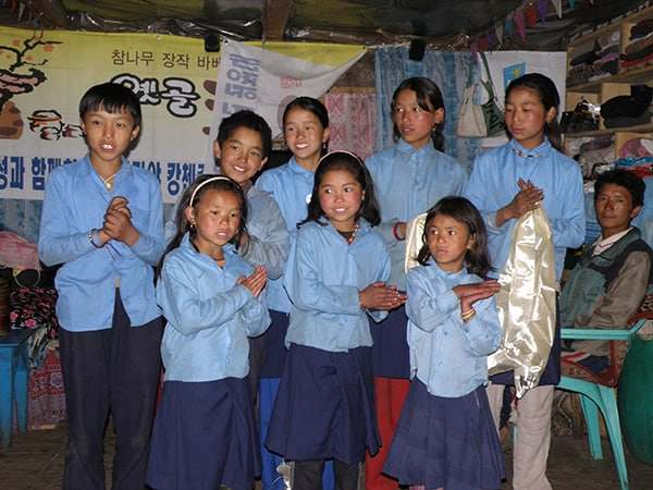 Give Something Back School Kids Ghunsa Kanchenjunga Nepal
