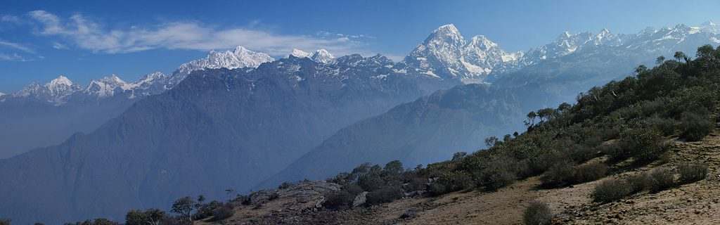 Langtang and Jugal Himal view from Chogormogor