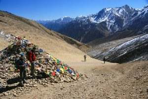 The last pass before Hilsa and the Tibet border in Humla